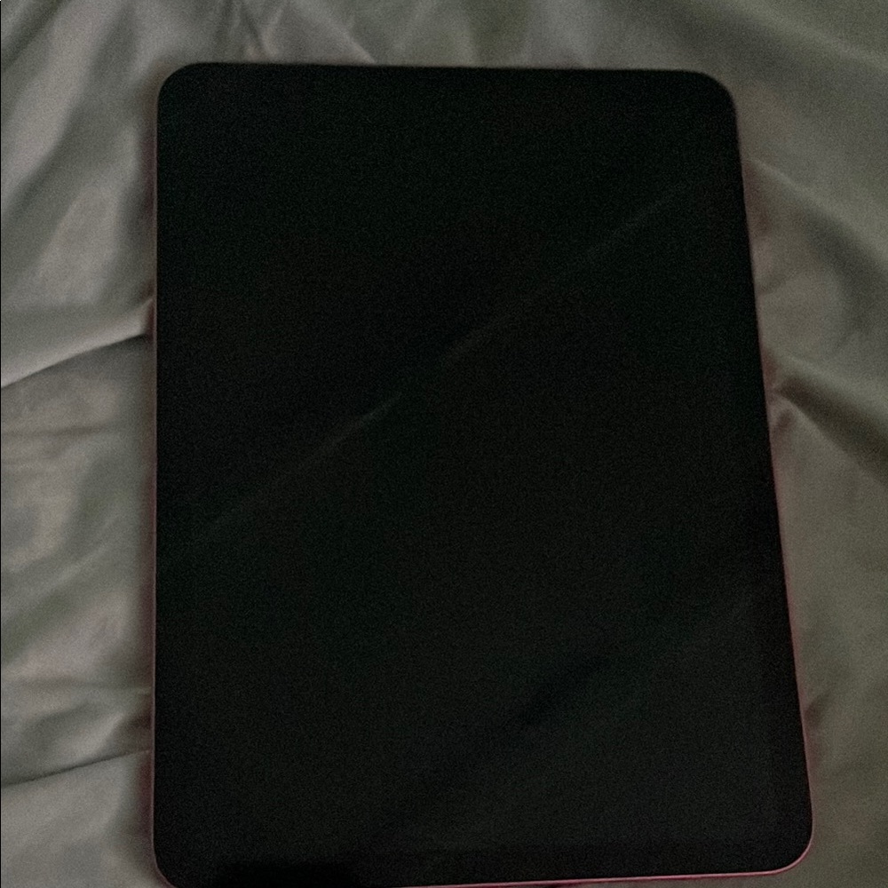 Apple Black and Pink Tablet with Accessories